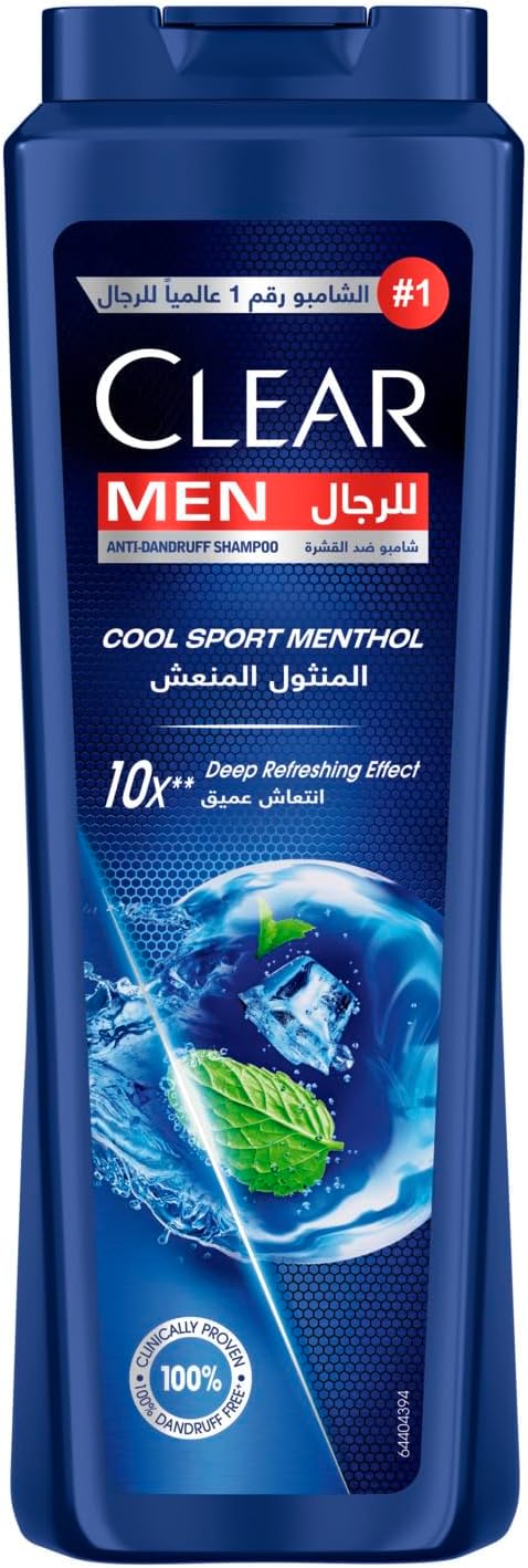 CLEAR MEN SH. 180ML COOL SPORT MENTHOL 10 L.E DISC