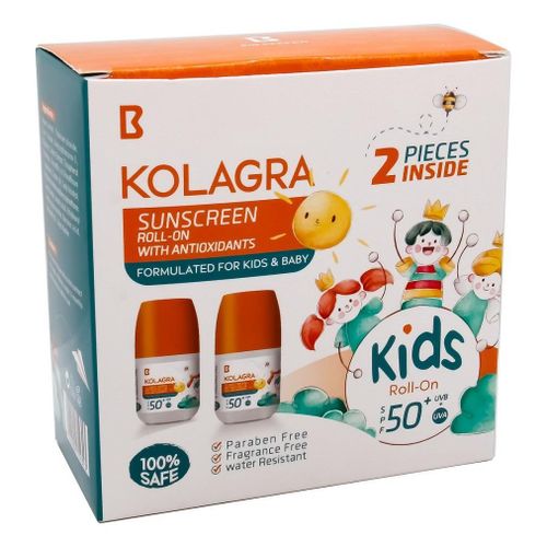 KOLAGRA SUNSCREEN 50+ ROLL ON FOR KIDS OFFER 1 + 1