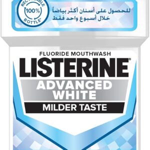 LISTERINE M.WASH 250 ML ADVANCED WHITE MILD TASTE
