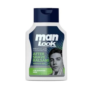 MAN LOOK. AFTER SHAVE BALSAM 125 ML ALOE. SAVE 3 L