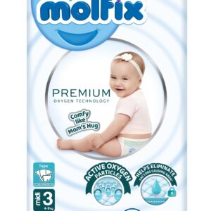 MOLFIX PREMIUM SIZE 3 MIDI 4-9 KG 56 PCS