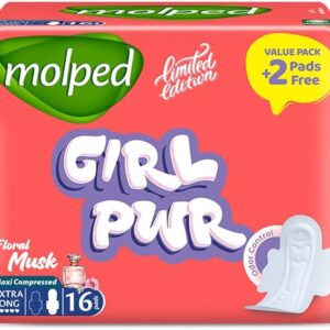 MOLPED GIRL PWR MAXI COMP. 16 PADS EXTRA LONG 2 FR