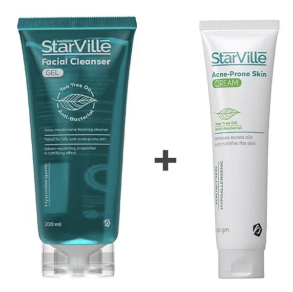 STARVILLE FACIAL CLEANSER AND ACNE CREAM OFFER