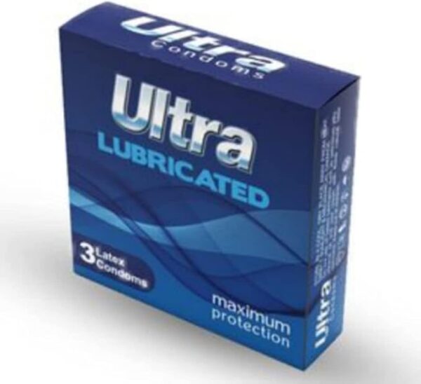 ULTRA LATEX CONDOMS 3 PCS LUBRICATED