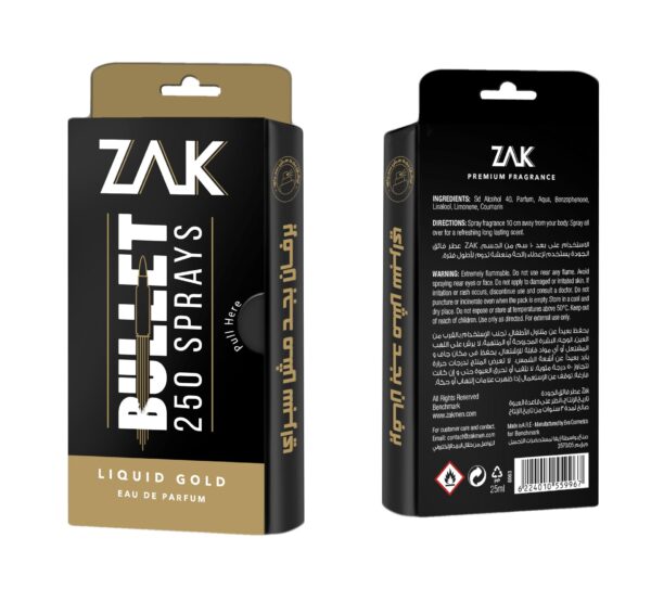 ZAK EAU DE PARFUM LIQUID GOLD 25 ML